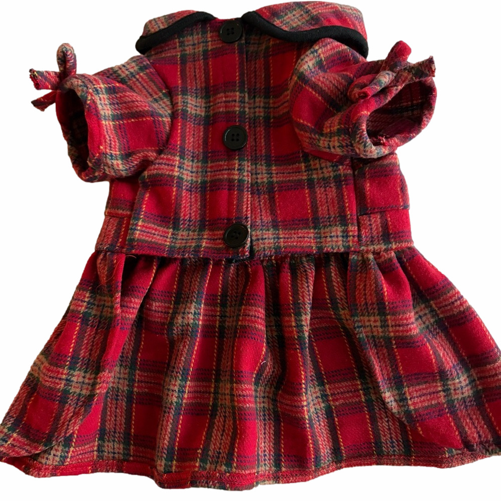 NWT Red Plaid Dog Dress Size Small Jessica Simpson - Winterwear for pets - Picture 4 of 11